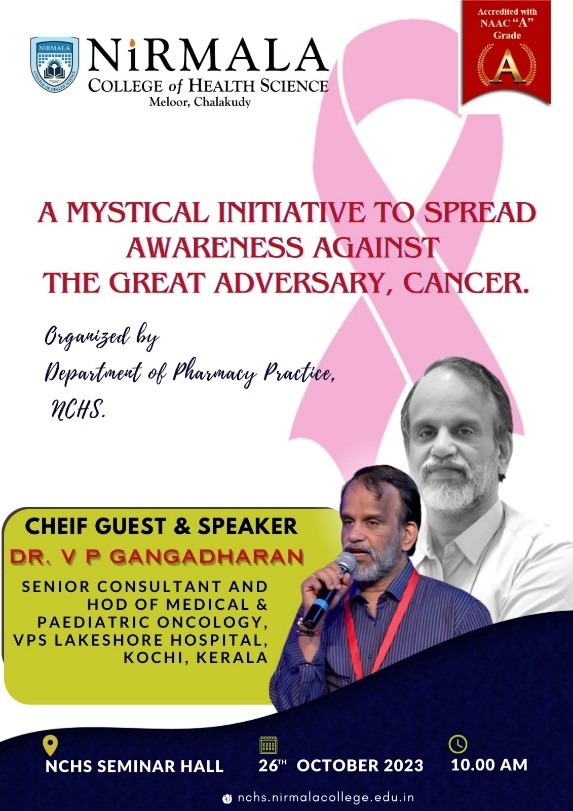 Seminar on “A Mystical Initiative to Spread Awareness Against the Great Adversary, Cancer”