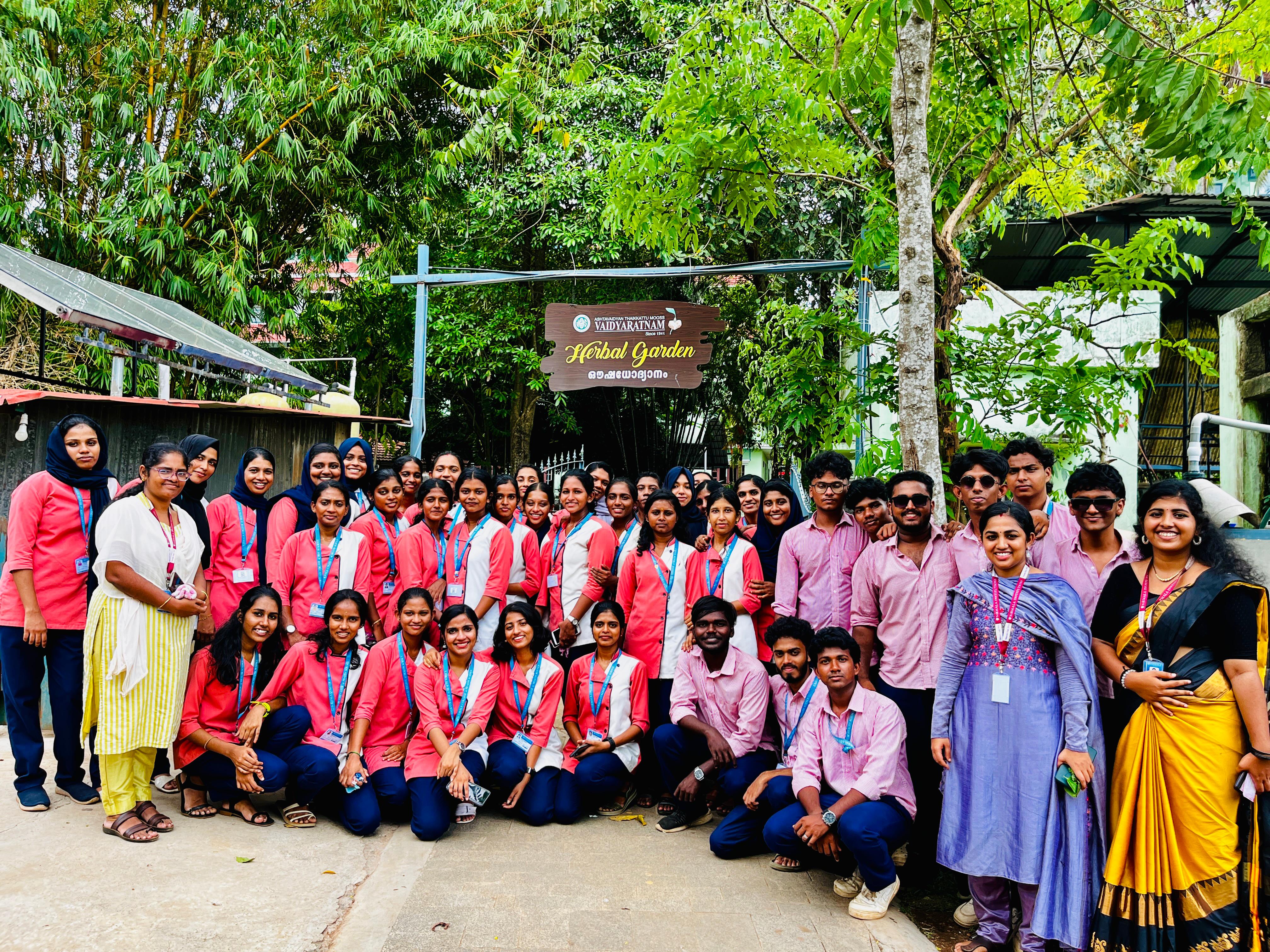  Field visit to Vaidyaratnam Oushadhashala