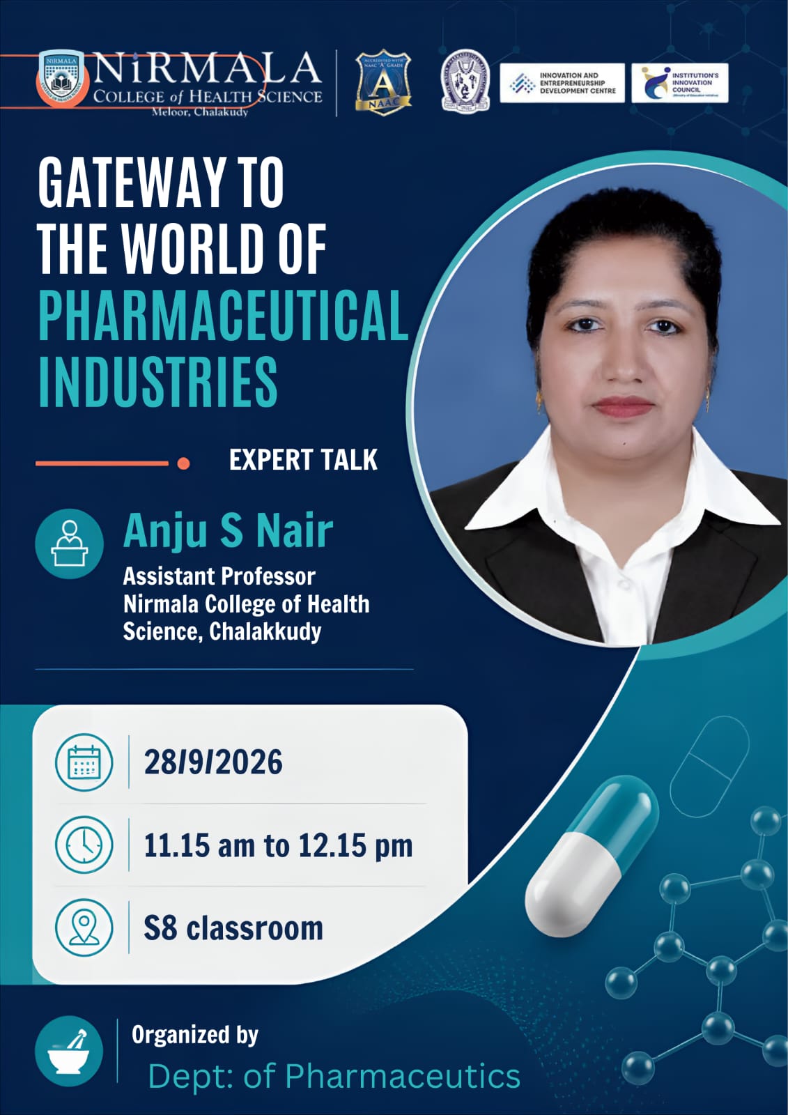  Expert Talk - “Gateway to the World of Pharmaceutical Industries” 