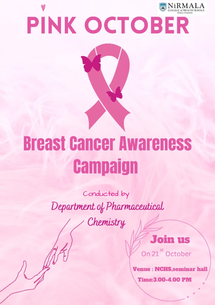 Breast cancer awareness month is a time to raise awareness.